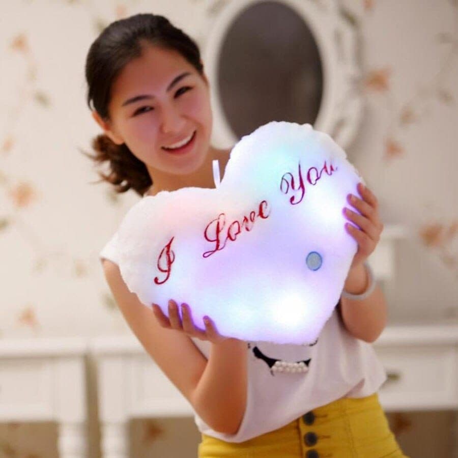 Luminous Pillow Heart Cushion.