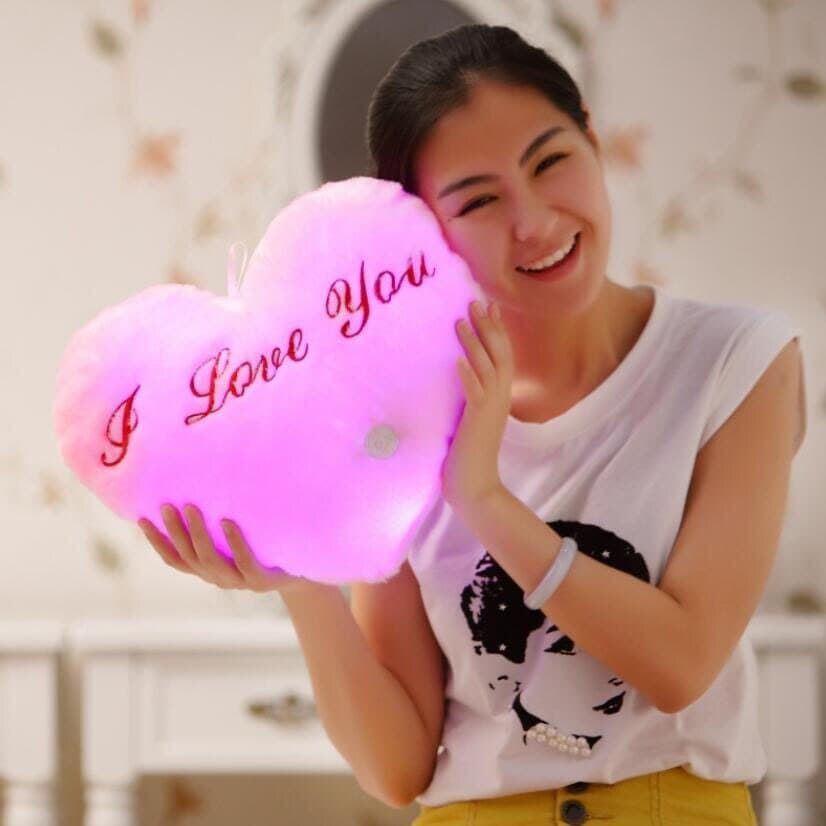 Luminous Pillow Heart Cushion.