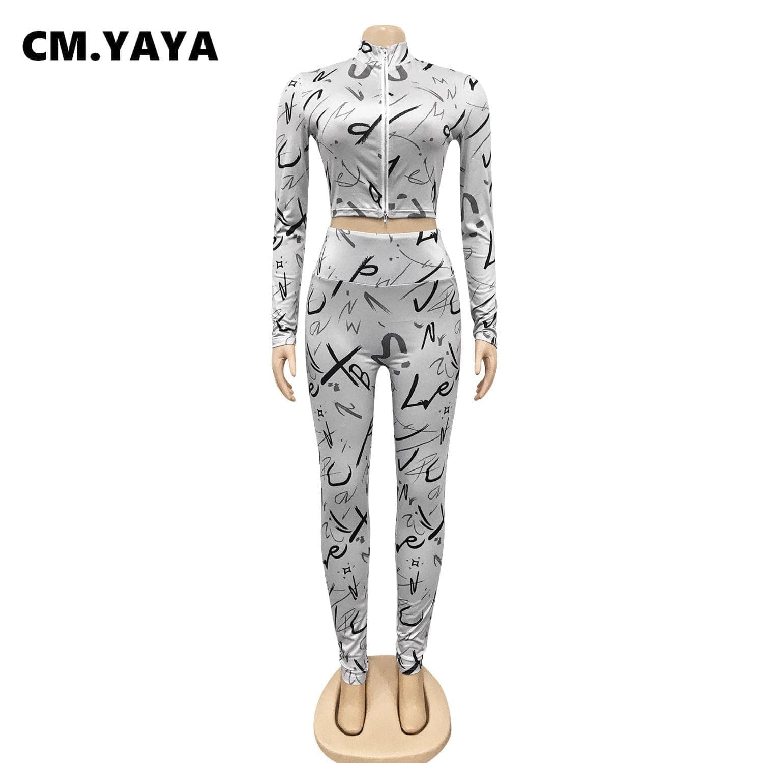 Nik & Nakks Women's Tracksuit Women's 2 Piece Outfits Sexy Longsleeve Tracksuit