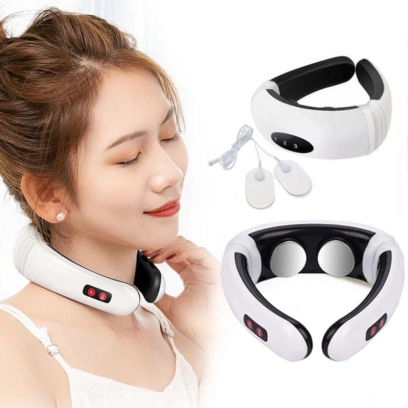 Electric Pulse Magnetic Therapy Neck Massager.