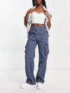Straight-Leg Cargo Jeans - Nik & Nakks