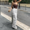Straight-Leg Cargo Jeans - Nik & Nakks