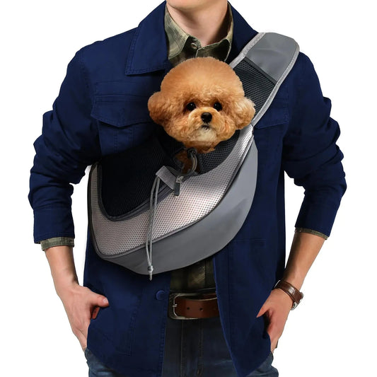 Nik & Nakks 1 Grey / 16.5"L x 10.2"W x 2.0"H PUCEWMY Pet Dog Sling Carrier Puppy Travel Outdoor Cat Carrying Bag Accessories and Cat Supplies Hands Free Pet Backpack Bag Large Grey PUCEWMY Pet Dog Sling Carrier Puppy Travel Outdoor Cat Carrying Bag Accessories and Cat Supplies Hands Free Pet Backpack Bag Large Grey