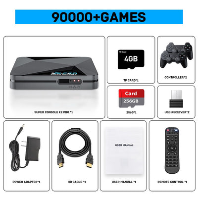 256G / us X2 Pro Retro Video Game Console