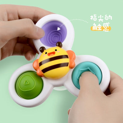 3Pcs Baby Spin Top Bath Toys