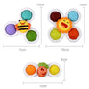 3Pcs Baby Spin Top Bath Toys