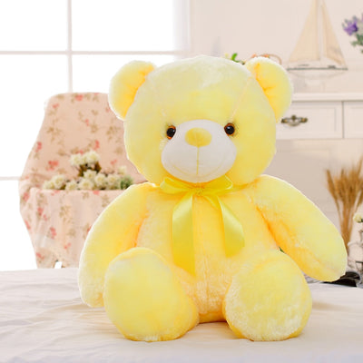 Colorful Glowing Light Up LED Teddy Bear 50cm Stuffed Animal Plush Toy