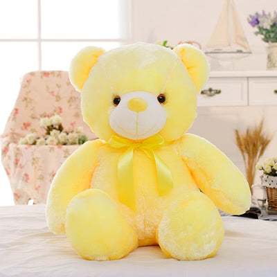 Colorful Glowing Light Up LED Teddy Bear 50cm Stuffed Animal Plush Toy