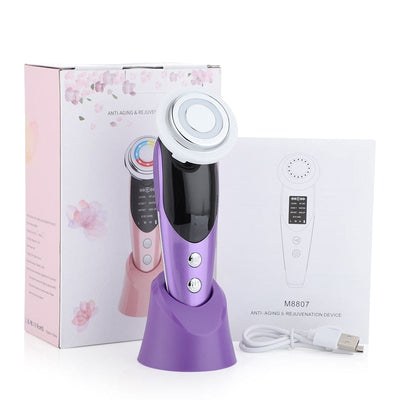 Skin Care Facial Massager 7 in 1 Face Lift Skin Rejuvenation Device