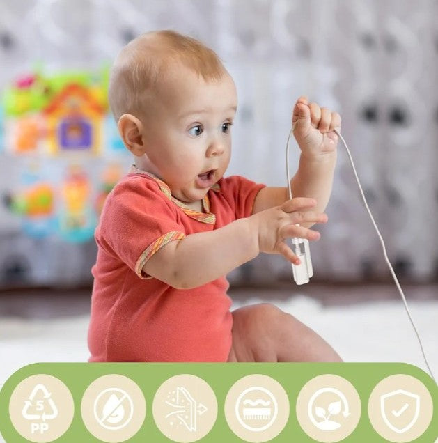 Nik & Nakks 8 Pack Baby Proof Cord Cover Electrical Safety Prevent Babies from Biting Charging Cable Ends Baby Proof Cord Cover Electrical Safety Prevent Babies from Biting Charging Cable Ends