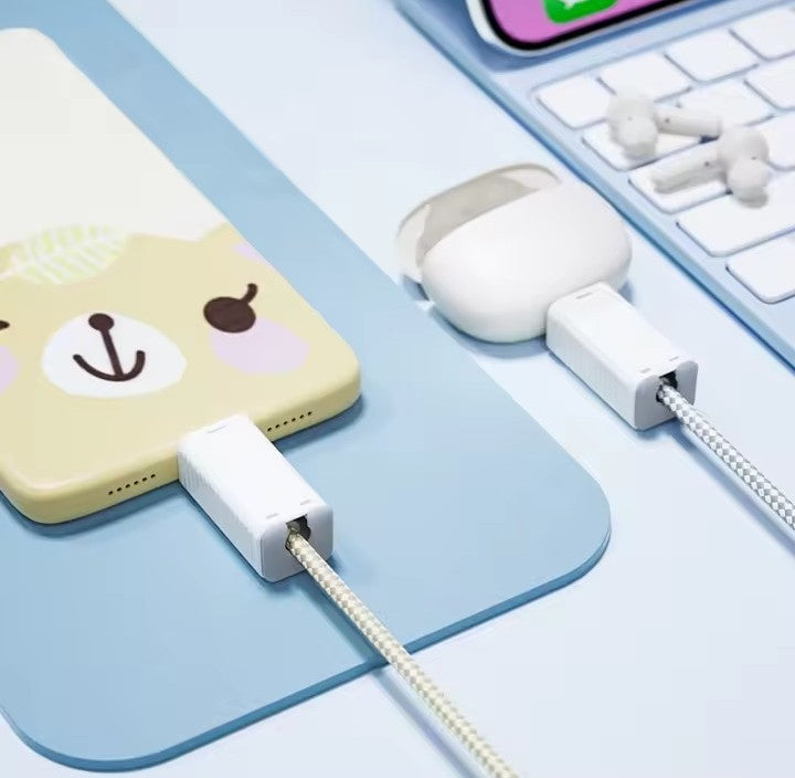 Nik & Nakks 8 Pack Baby Proof Cord Cover Electrical Safety Prevent Babies from Biting Charging Cable Ends Baby Proof Cord Cover Electrical Safety Prevent Babies from Biting Charging Cable Ends