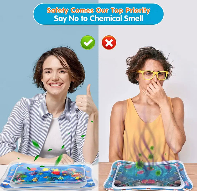 Baby Water Play Mat| Inflatable Tummy Time Water Play Mat For Infants