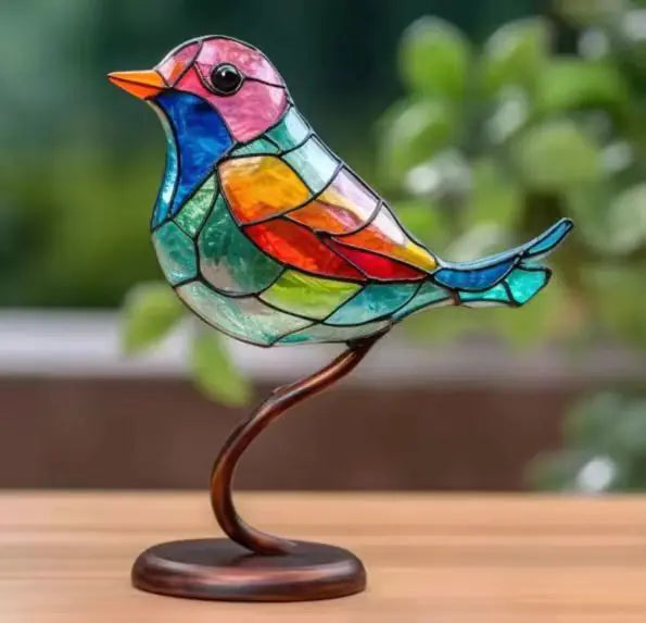 Nik & Nakks A bird decoration / Acrylic (flat bird) real shot see details Bird Series Alloy Home Decor Figurines Bird Series Alloy Home Decor Figurines