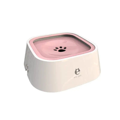 A-Pink No-Spill Pet Water Bowl