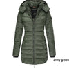 Nik & Nakks Army green / M Women's Casual Long Sleeve Hooded Parka Coat Women's Casual Long Sleeve Hooded Parka Coat