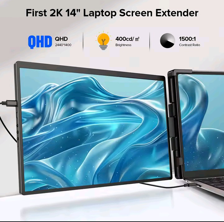 Nik & Nakks As Shown 14-inch Dual-Screen Monitor 14-inch Dual-Screen Monitor