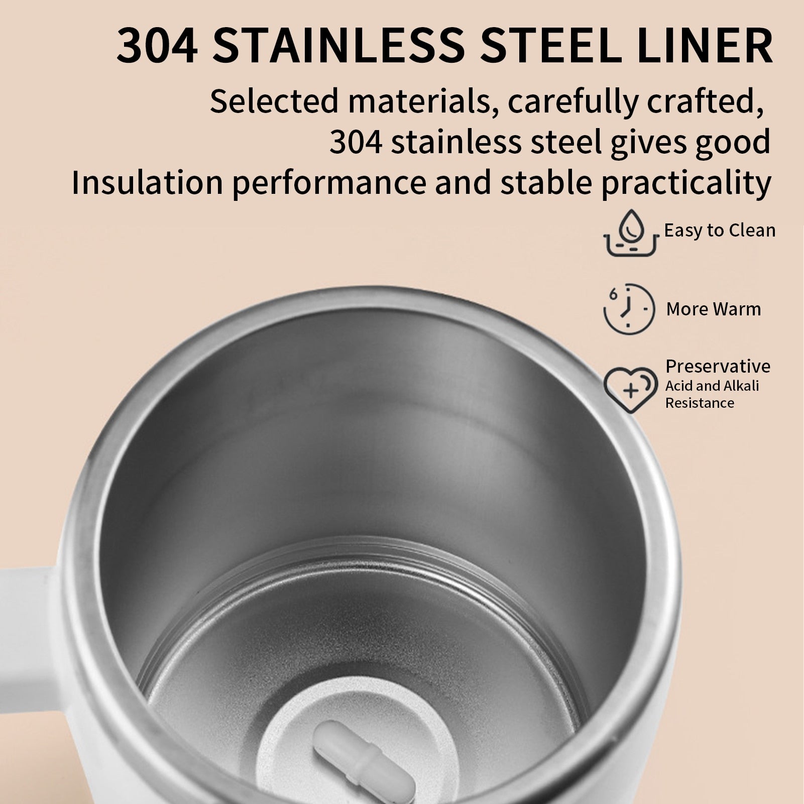 Automatic Quick Mixing Coffee Cup 2pc Self Stirring Mug