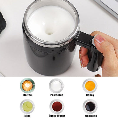 Automatic Quick Mixing Coffee Cup 2pc Self Stirring Mug