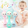 Baby Smart Bunny Light Up Rattle Toy & Teether Plays Music Lullabies for Ages 0-24 Months