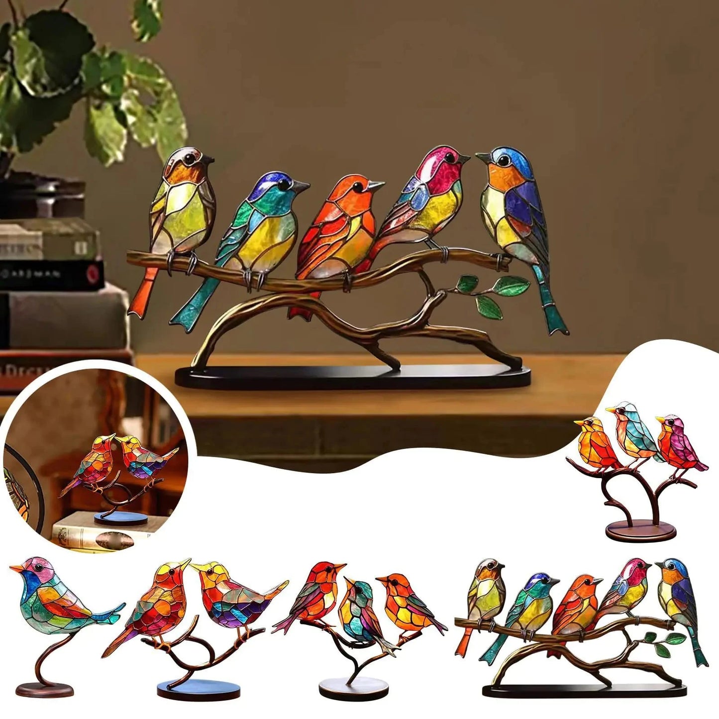 Nik & Nakks Bird Series Alloy Home Decor Figurines Bird Series Alloy Home Decor Figurines