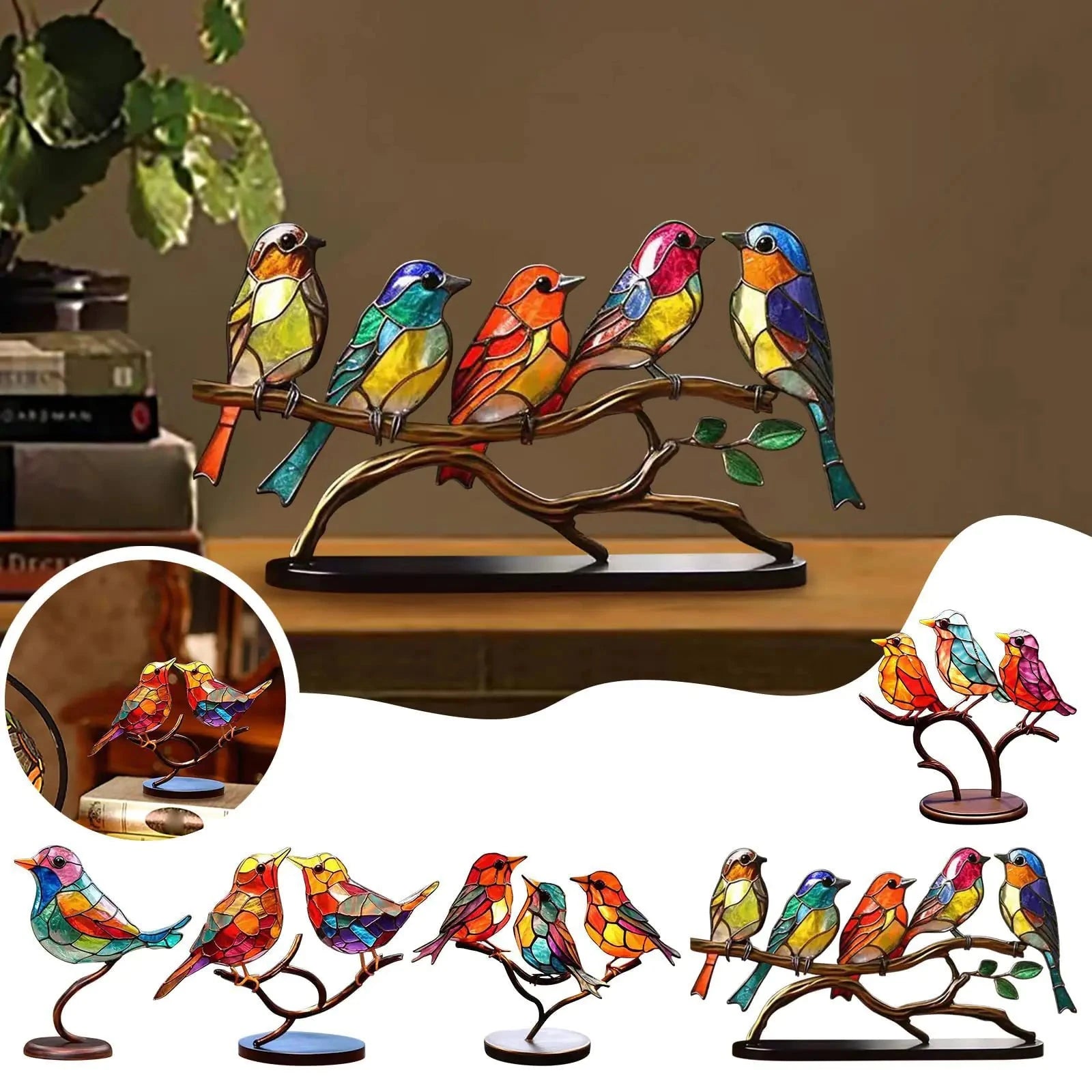 Nik & Nakks Bird Series Alloy Home Decor Figurines Bird Series Alloy Home Decor Figurines