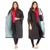 BK BU / L Warm Microfiber Swim Parka | Large Hooded Changing Robe