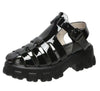 Nik & Nakks Black / 37 Thick Soled Platform Sandals Thick Soled Platform Sandals