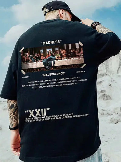 Nik & Nakks Black / 5XL The Last Supper Print T Shirts