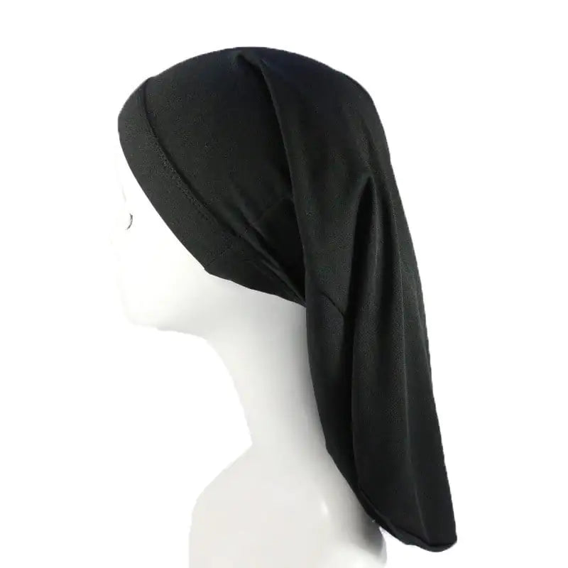 Nik & Nakks Black / adjustable One Head Hair Care Cap for Chemotherapy Treatment One Head Hair Care Cap for Chemotherapy Treatment