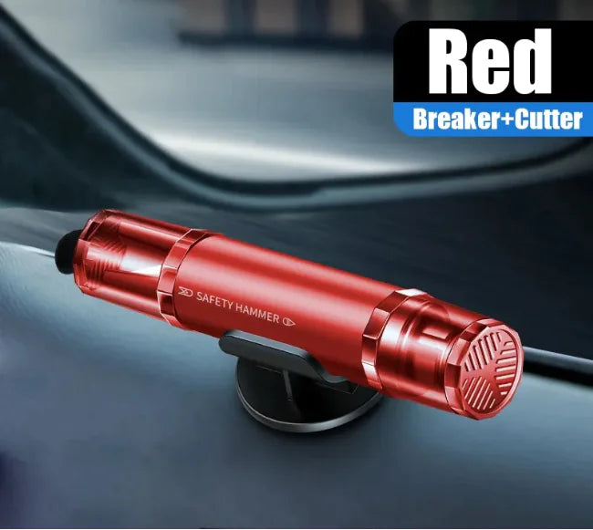 Nik & Nakks Black and Red Emergency Car Window Breaker & Seat Belt Cutter 2 Pack Emergency Car Window Breaker & Seat Belt Cutter 2 Pack