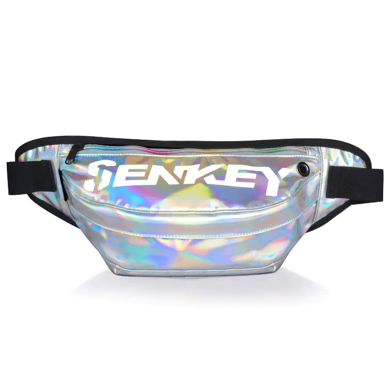 Nik & Nakks black Custom Logo Oxford Cloth Waist Bag Custom Logo Oxford Cloth Waist Bag