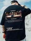 Nik & Nakks Black / M The Last Supper Print T Shirts