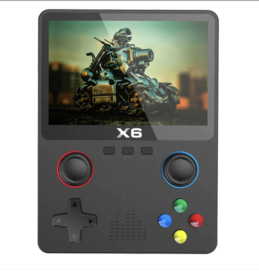 Nik & Nakks Black New X6 Game Console HD Double Shake