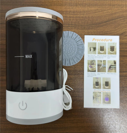 Nik & Nakks Black / Rechargeable Model Makeup Brush Cleaner Makeup Brush Cleaner