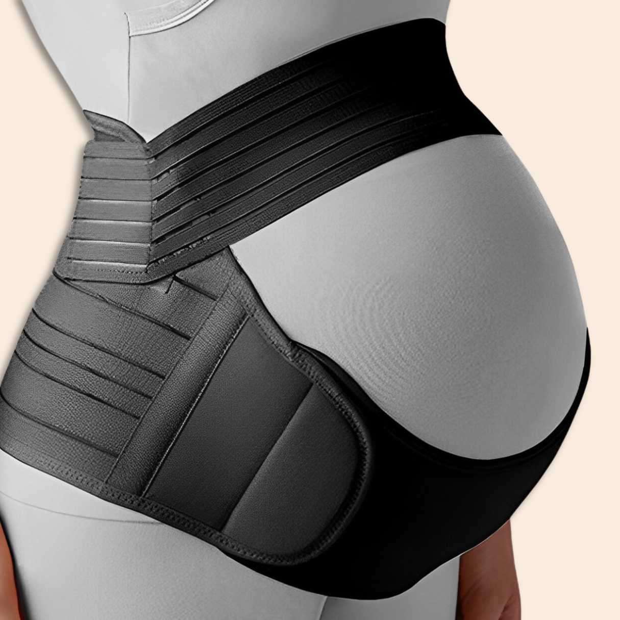 Black / S Pregnancy Belly Belt