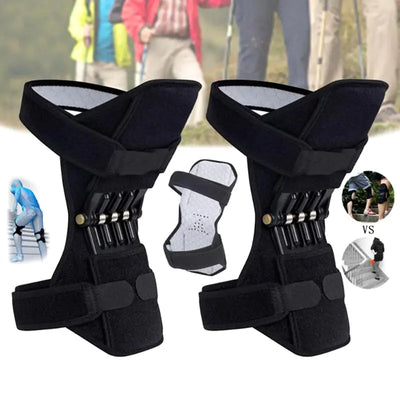 Nik & Nakks Black Spring Action Knee Brace Spring Action Knee Brace
