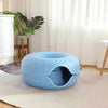 Blue / S Cat Donut Tunnel Bed