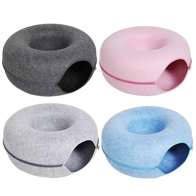 Cat Donut Tunnel Bed