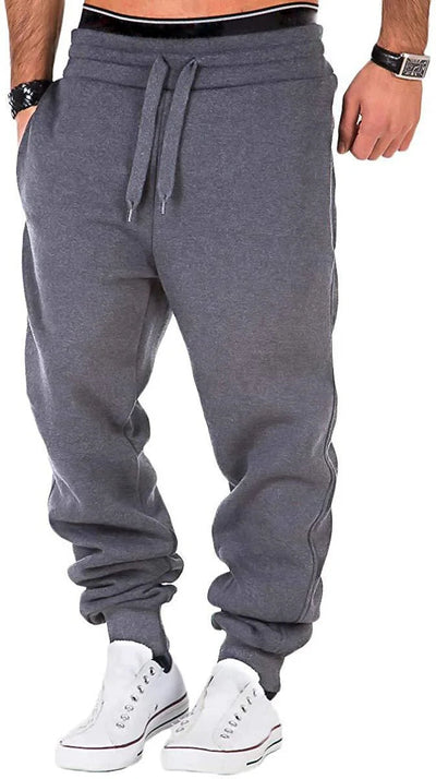 Dark Grey / Medium 2020 Men's Loose Sport Gym Joggers: Loose Fit Sweatpants