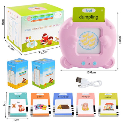 Talking Flash Cards Speech Therapy Toy with 224 Sight Words