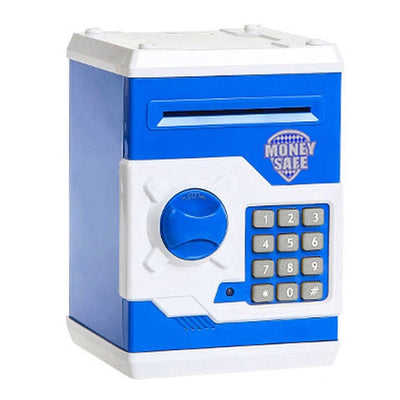 Nik & Nakks Electronic A Electronic Piggy Bank ATM Mini Money Box Safety Password Chewing Coin Cash Deposit Machine Christmas Gift for Children Kids