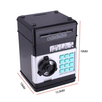 Electronic Piggy Bank ATM Mini Money Box Coin Cash Deposit Machine for Kids