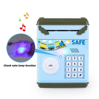 Electronic Piggy Bank ATM Mini Money Box Coin Cash Deposit Machine for Kids