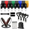 360lbs Fitness Resistance Bands Set