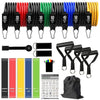 360lbs Fitness Resistance Bands Set