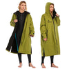 Green / M Warm Microfiber Swim Parka | Large Hooded Changing Robe