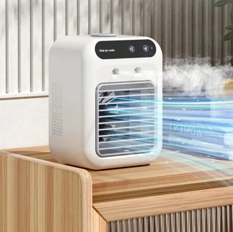 Nik & Nakks Ivory White / L7 Humidifying Air Cooler Portable Air Cooler & Mini Air Conditioner Fan Portable Air Cooler & Mini Air Conditioner Fan