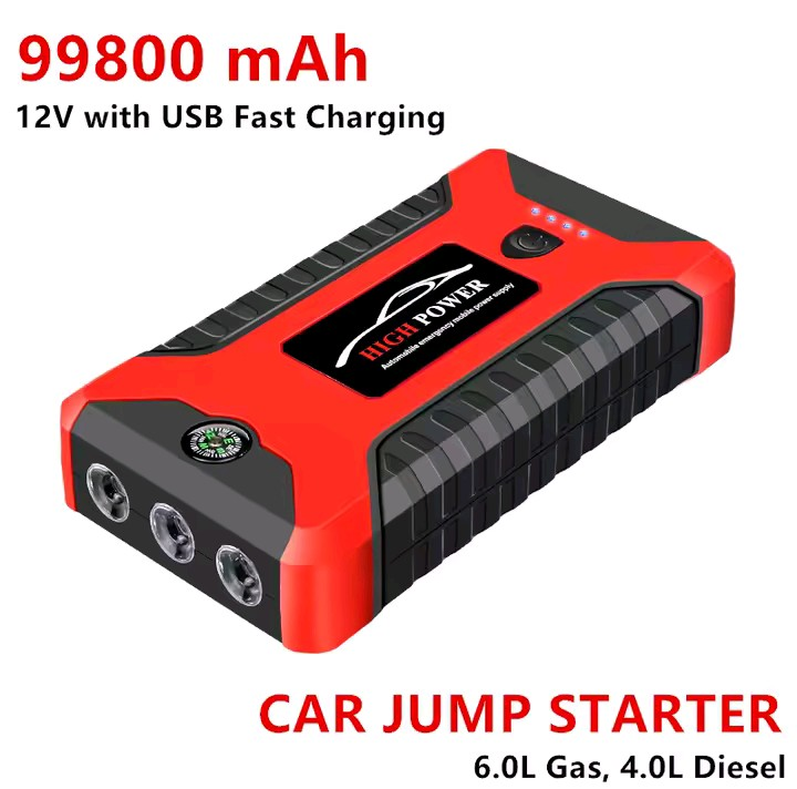 Portable Electric Jump Starter for your Car, Truck or Motorcycle