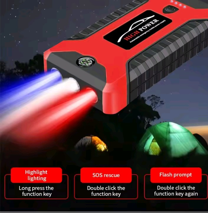 Portable Electric Jump Starter for your Car, Truck or Motorcycle
