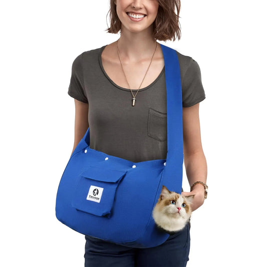 Nik & Nakks L 10-22 lbs Crossbody Yanvega Cat Dog Carrier Sling Soft-Sided Pet Supplies Hands Free Shoulder Crossbody Pouch Bag Cat Carrying Backpack Color Blue Size L Cat Carrier Pouch Outdoor Traveling for 10-22 lbs Yanvega Cat Dog Carrier Sling Soft-Sided Pet Supplies Hands Free Shoulder Crossbody Pouch Bag Cat Carrying Backpack Color Blue Size L Cat Carrier Pouch Outdoor Traveling for 10-22 lbs
